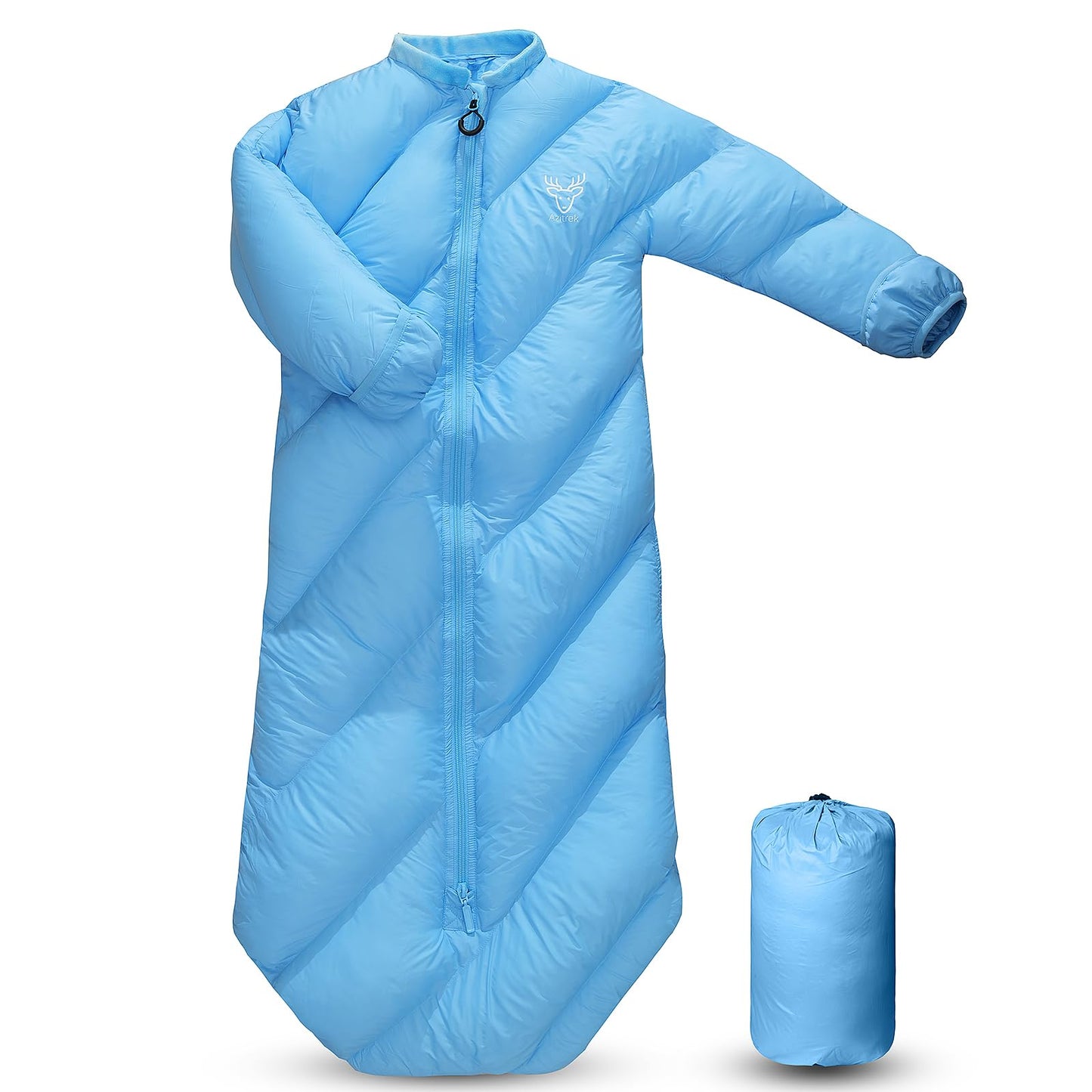 Puffy Toddler Sleeping Bags (2T-4T) - Santorini Blue