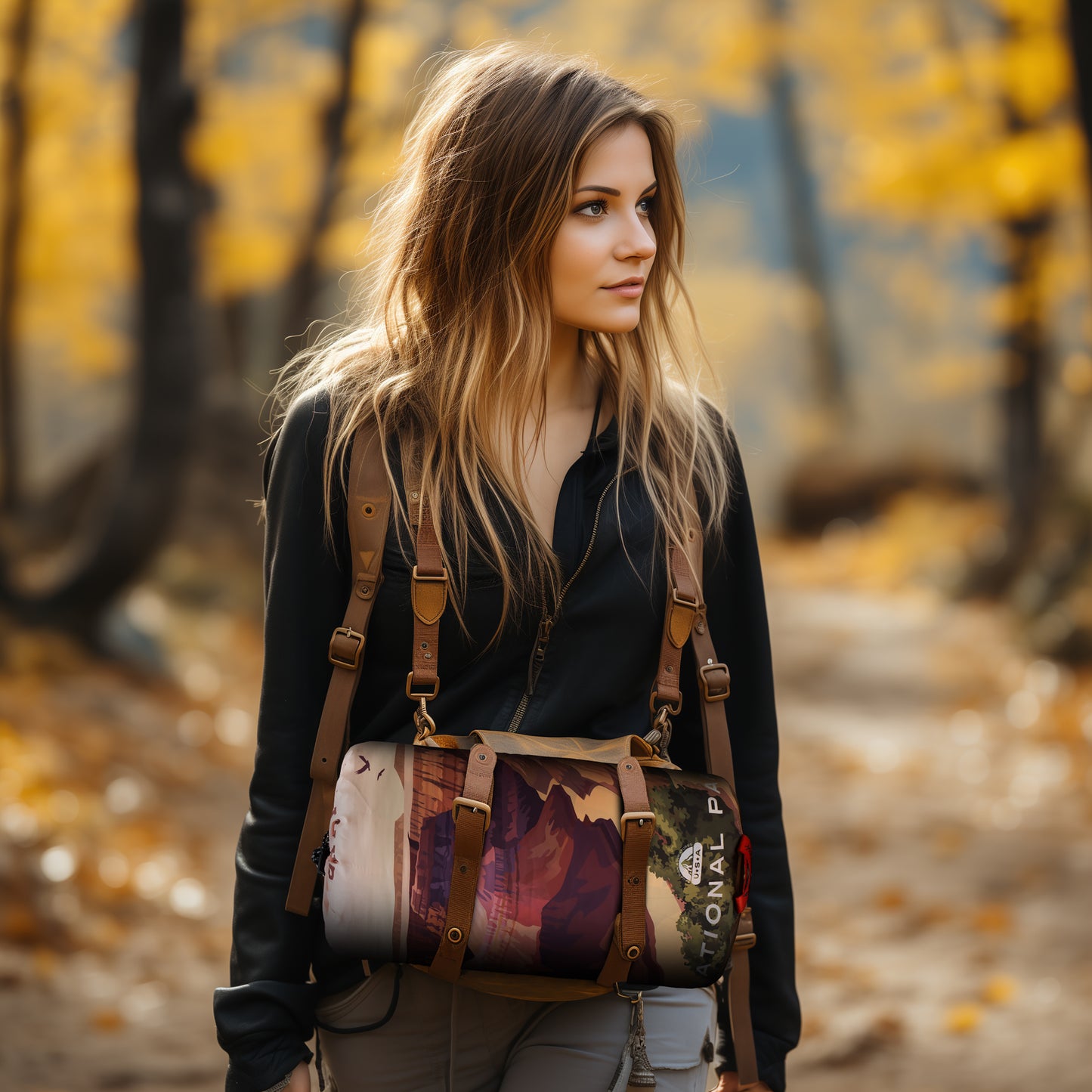 Puffy Sherpa Outdoor Blanket (XL: 55*78 in) - Grand Canyon N.P